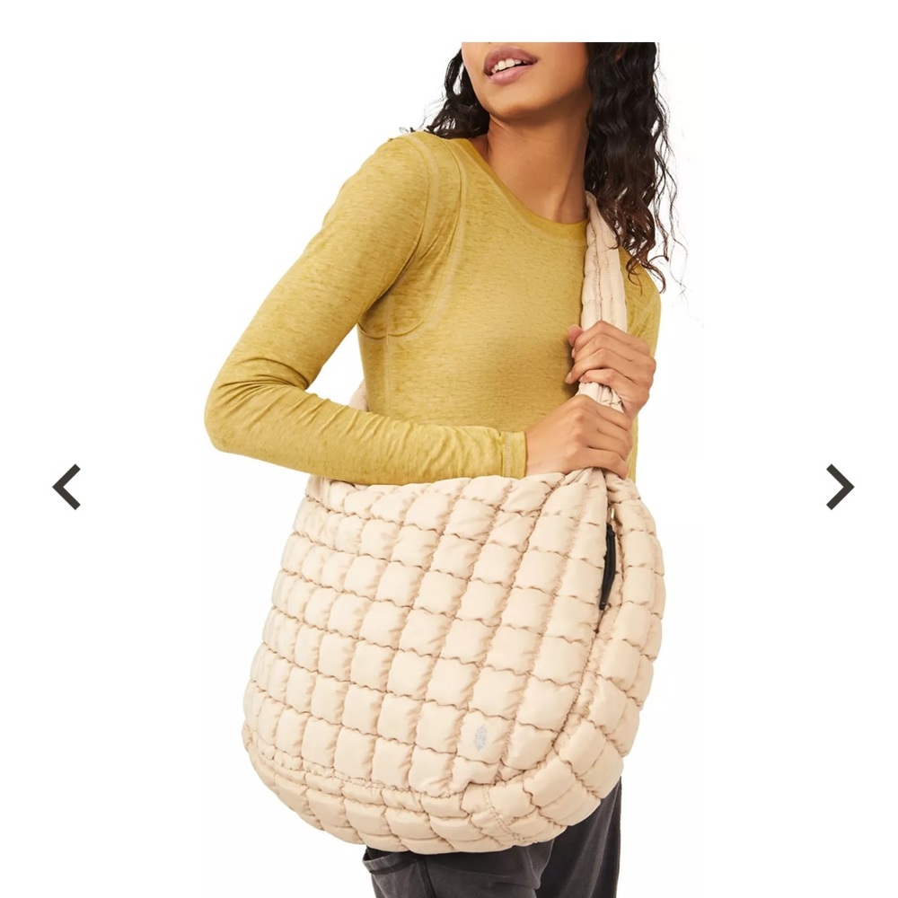 Free People Quilted Carryall Bag - Picture 2 of 13